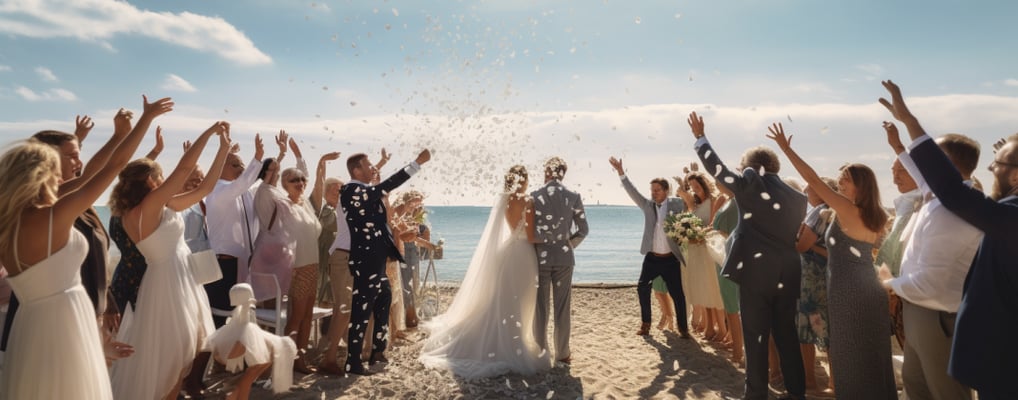 a beach wedding in Southwest Florida