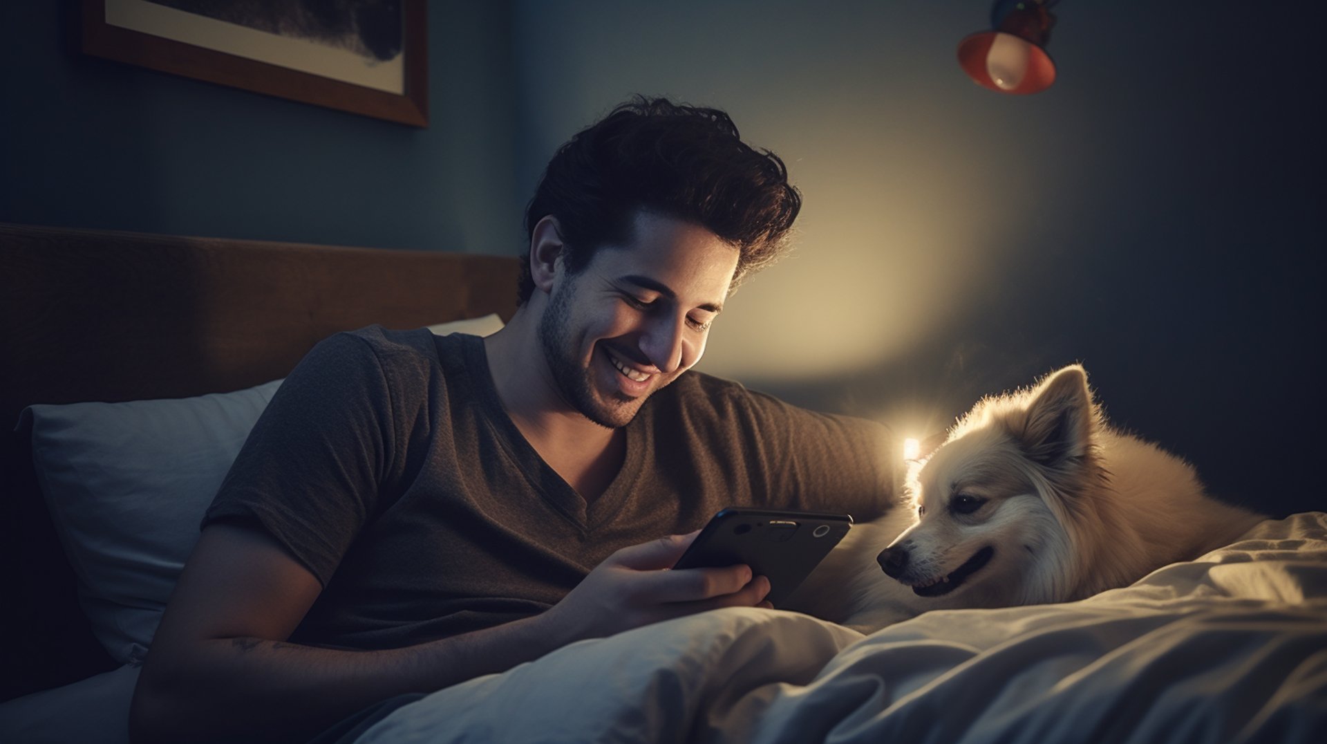 a man enjoying with his pet a man enjoying with his pet