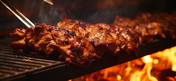 seasoned & grilled meats, a prime component of many Turkish dishes seasoned & grilled meats, a prime component of many Turkish dishes