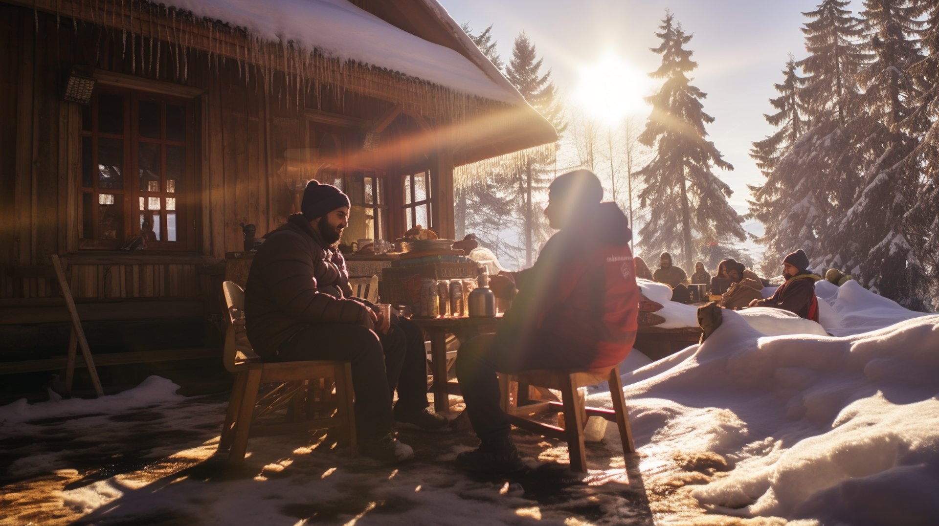tourists-in-a-cottage-in-gulmarg-india