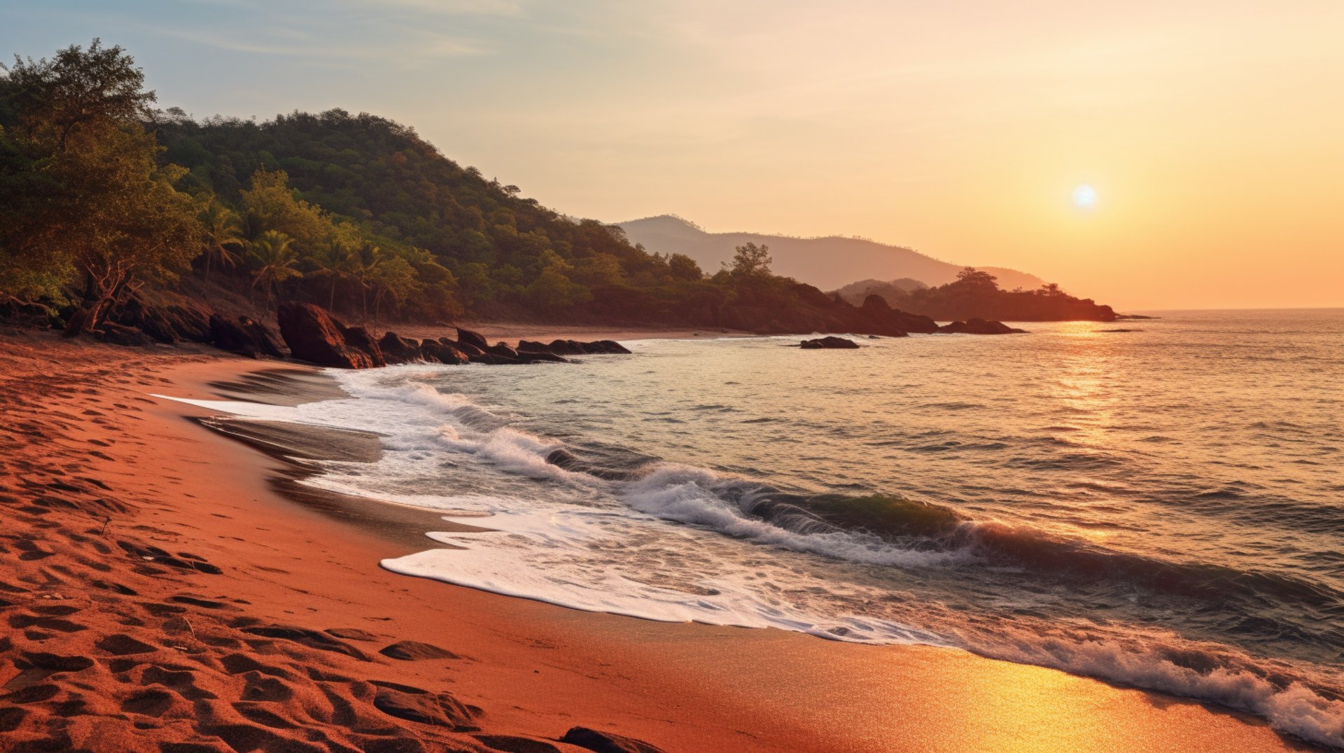 gokarna-beach-in-karnataka-india-during-sunset