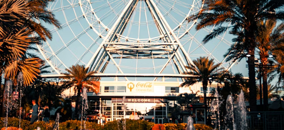 white ferris wheel near body of water during daytime white ferris wheel near body of water during daytime
