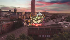 a cityscape of Portland, Oregon