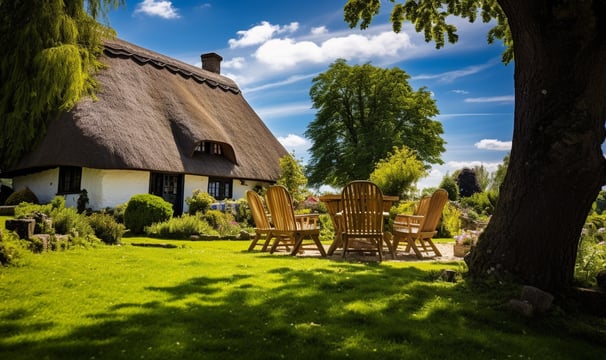 Traditional cottage vacation rental in the French countryside