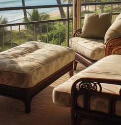 balcony view of a Hawaii vacation rental in Kona