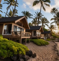 seaside rental cottages in Kona Coast, Hawaii