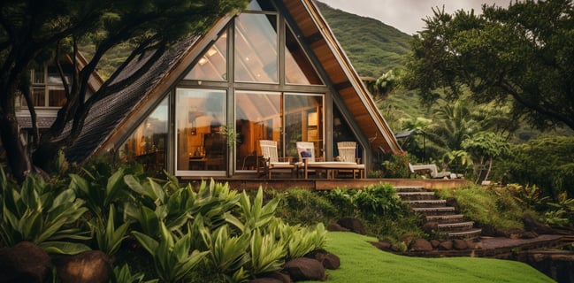a sustainable eco-lodge in Kona, Hawaii