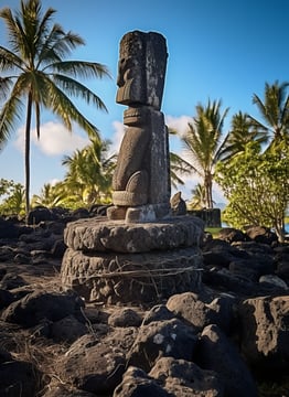 a historical structure on the islands of Hawaii