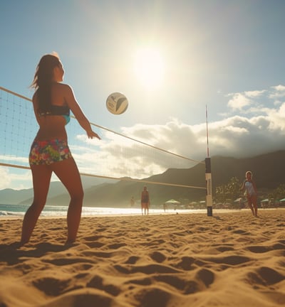 beach volleyball hawaii