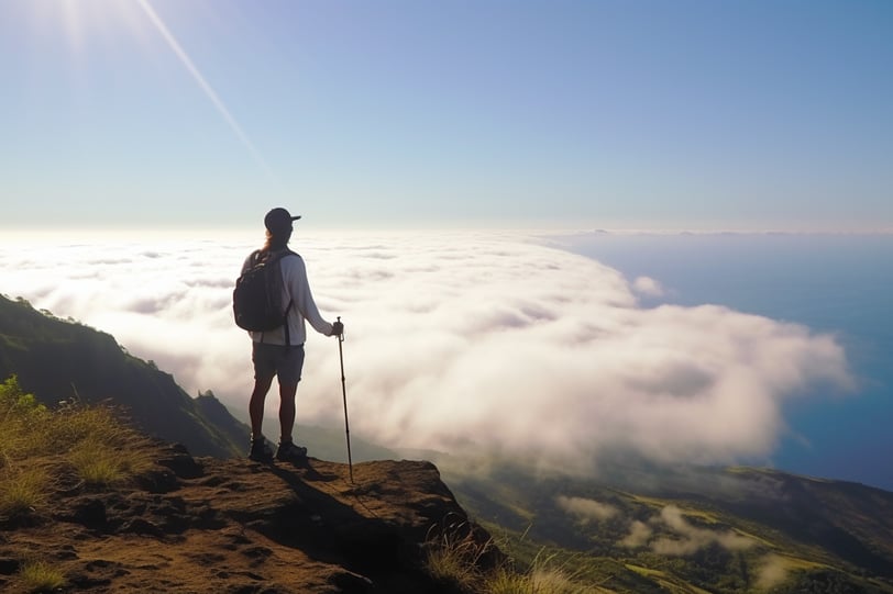 mountain hiking in Hawaii island