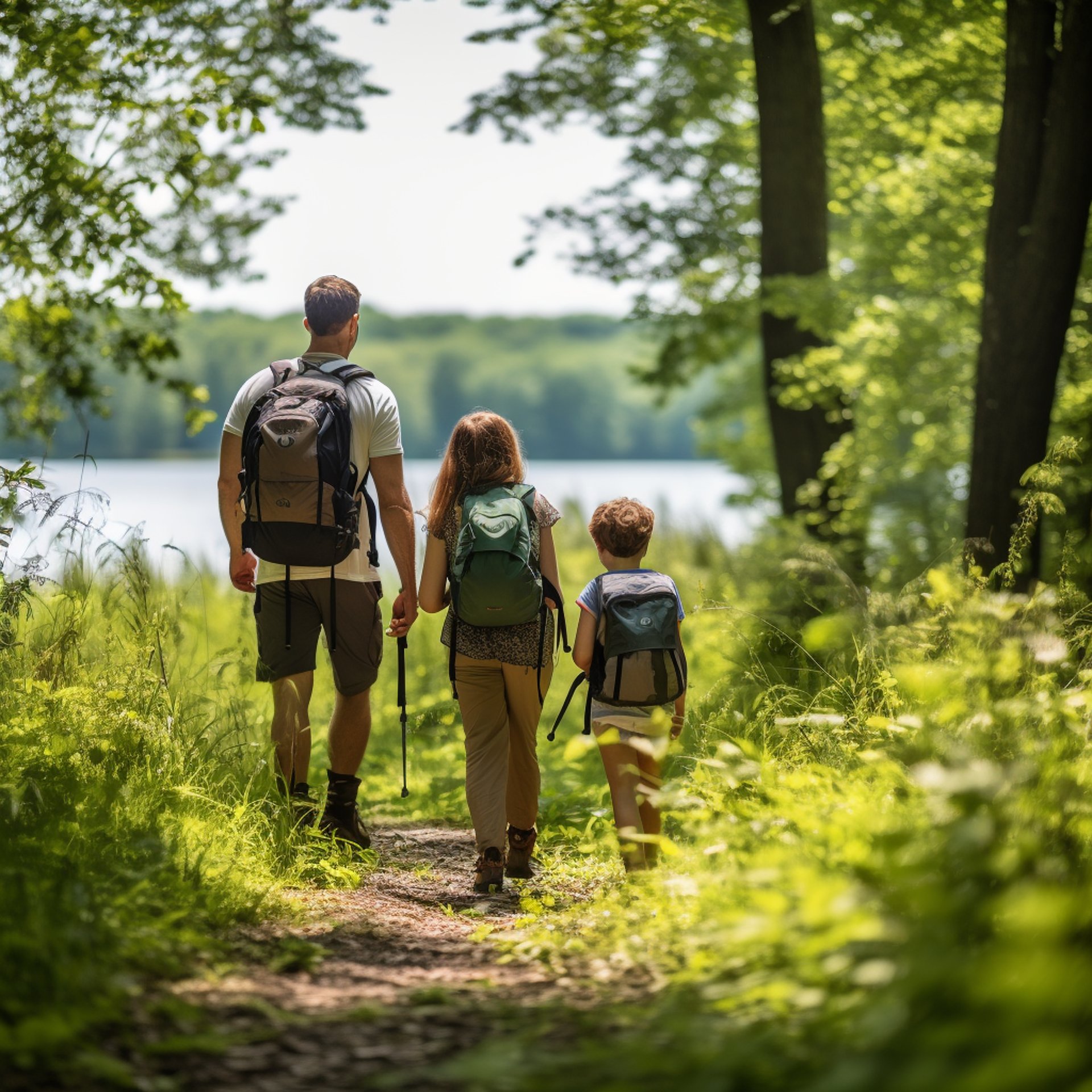 hiking trails around rend lake