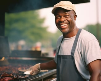 southern illinois barbecue scene a chef african