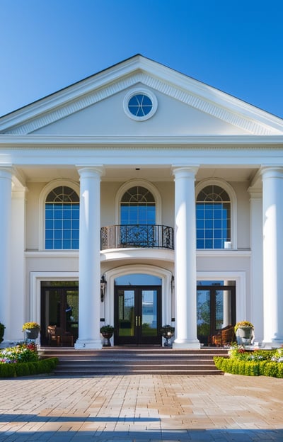 Elegant and stately home in the Mariana Islands, showcasing refined architecture and tranquil surroundings.