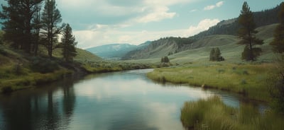 Fly fishing paradise on the scenic Madison River.