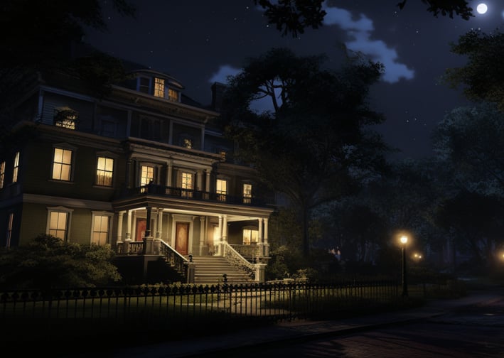 Parks-Bowman Mansion, an old haunted mansion in New Orleans