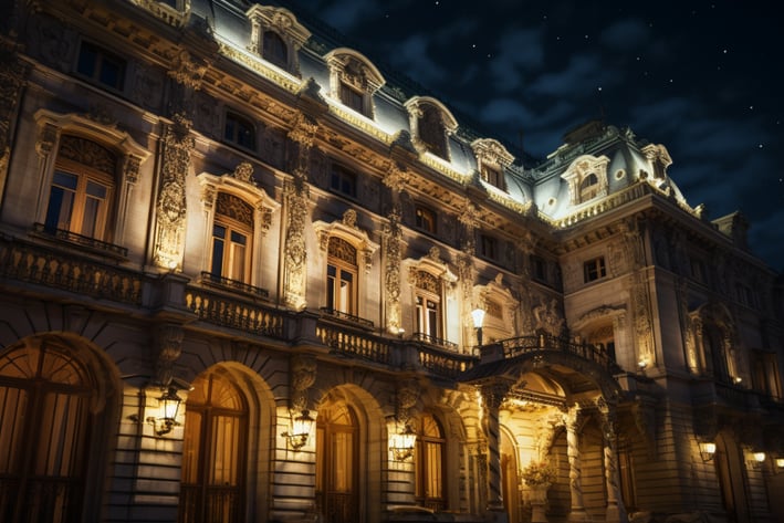 The Ritz Palace in Paris, an old mansion turned hotel