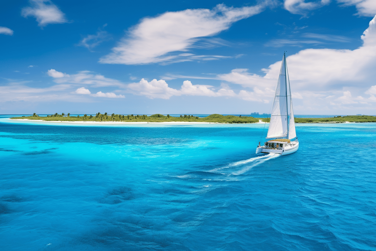 a private boat sailing along the ocean during daytime