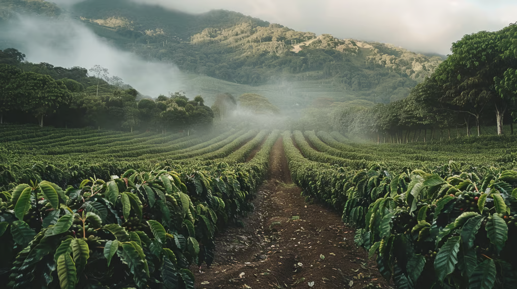 a coffee plantation in Mexico