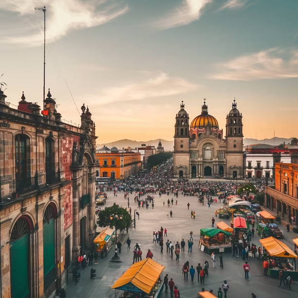 a large group of people walking around the plaza in mexico city, mexico a large group of people walking around the plaza in mexico city, mexico