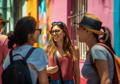 Girls enjoying mexiacan city Girls enjoying mexiacan city