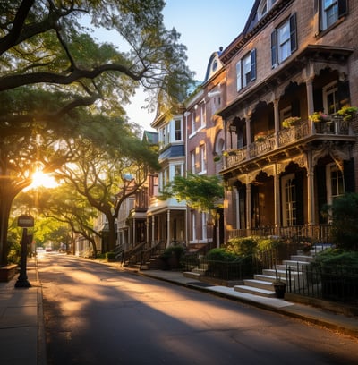 Southern hospitality. Savannah's picturesque streets