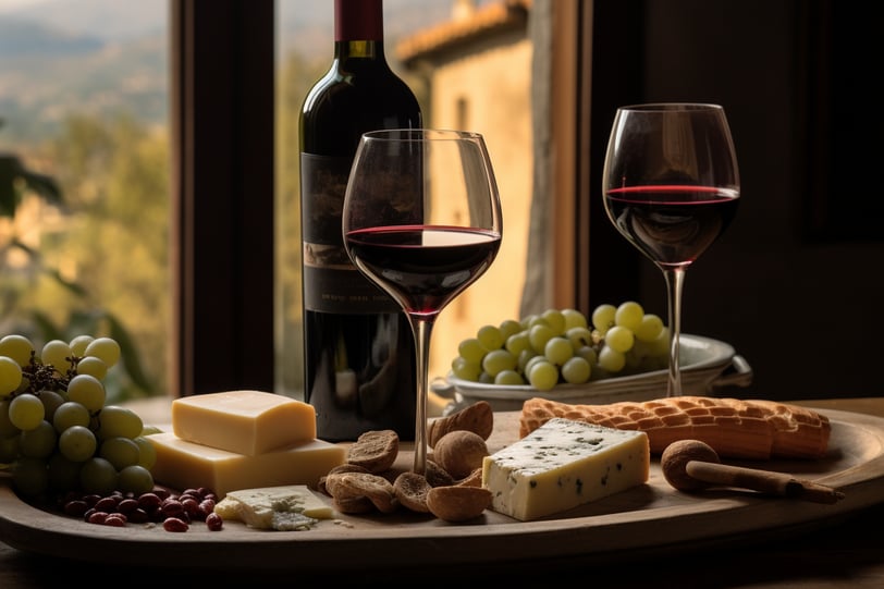 Tuscan food and wine pairing