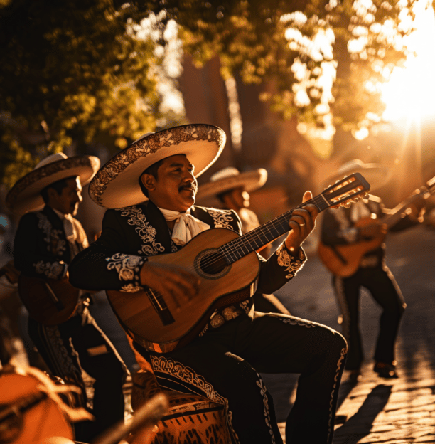 close-up_shot_of_a_mariachi_band_in_traditional