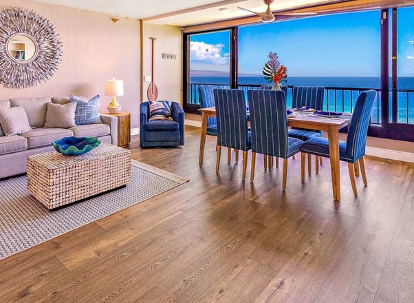 Honokowai Condo | Direct OCEANFRONT, Rare Enclosed Lanai, AC - Maui Kai 804