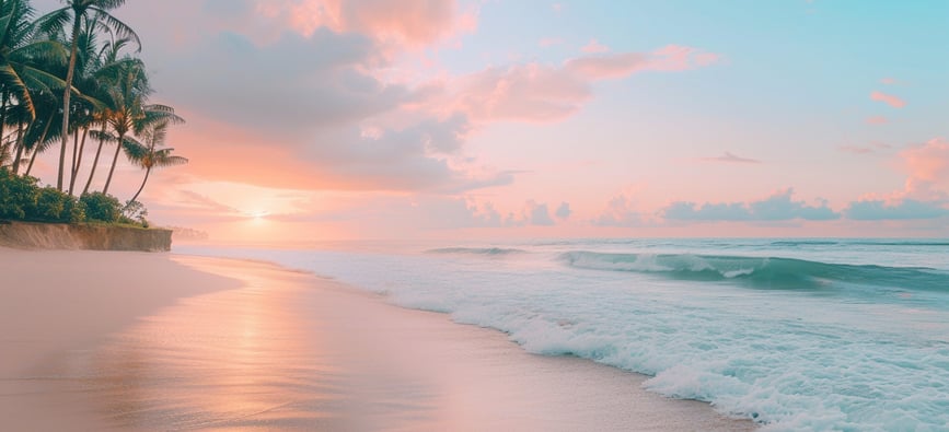 the calm beaches of Bali