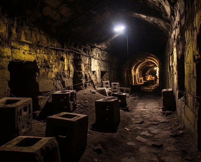 image of a dark house 