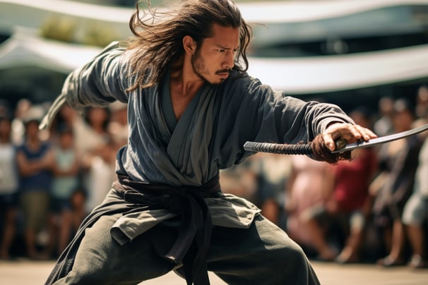 Modern-day Japanese Samurai