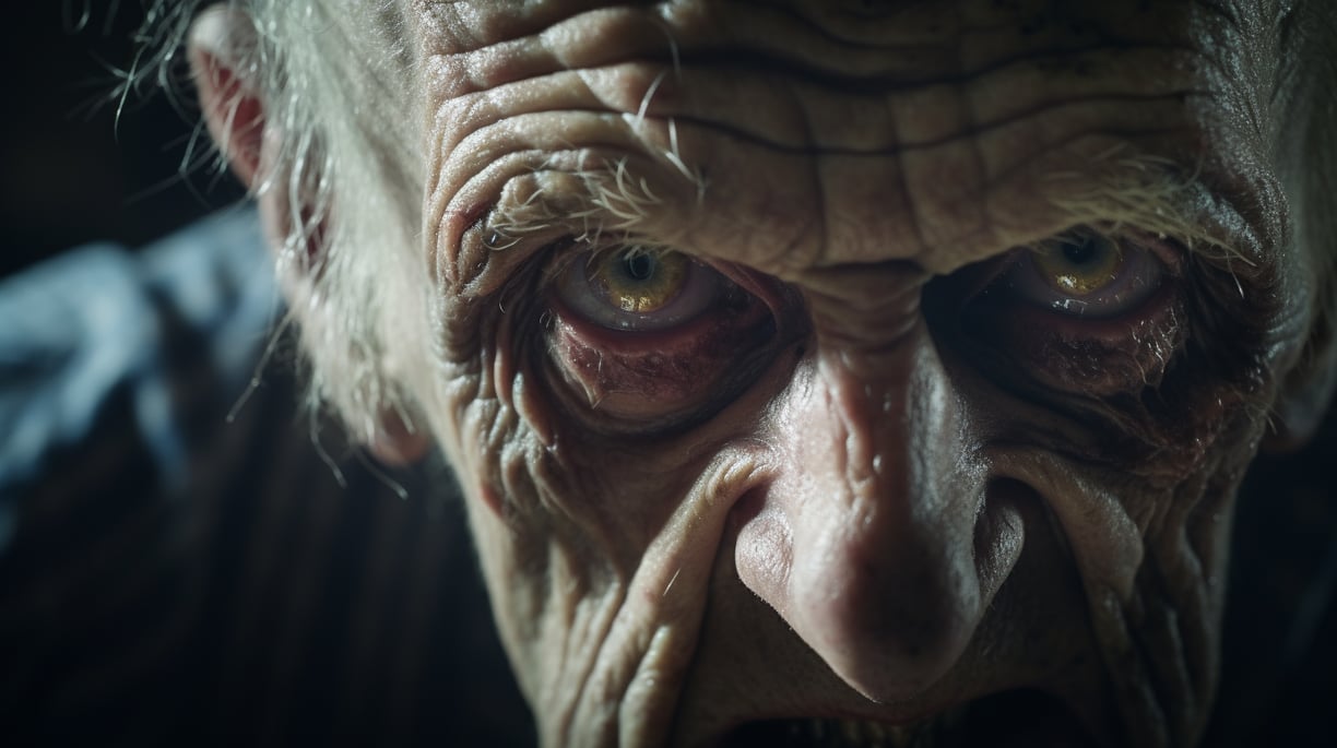 Creepy old serial killer