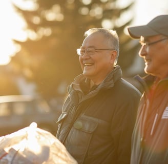 Community residents of Maple Ridge on a recycling drive during the daytime. 