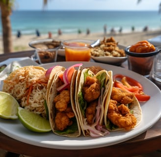 A plate with a variety of food A plate with a variety of food
