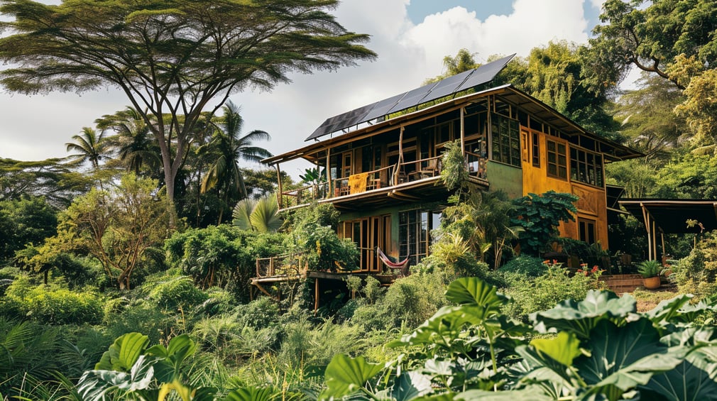 a house with a solar paneled roof and a solar panel a house with a solar paneled roof and a solar panel