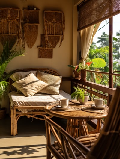 Hotel balcony views in Tortuguero, Cost Rica. Hotel balcony views in Tortuguero, Cost Rica.