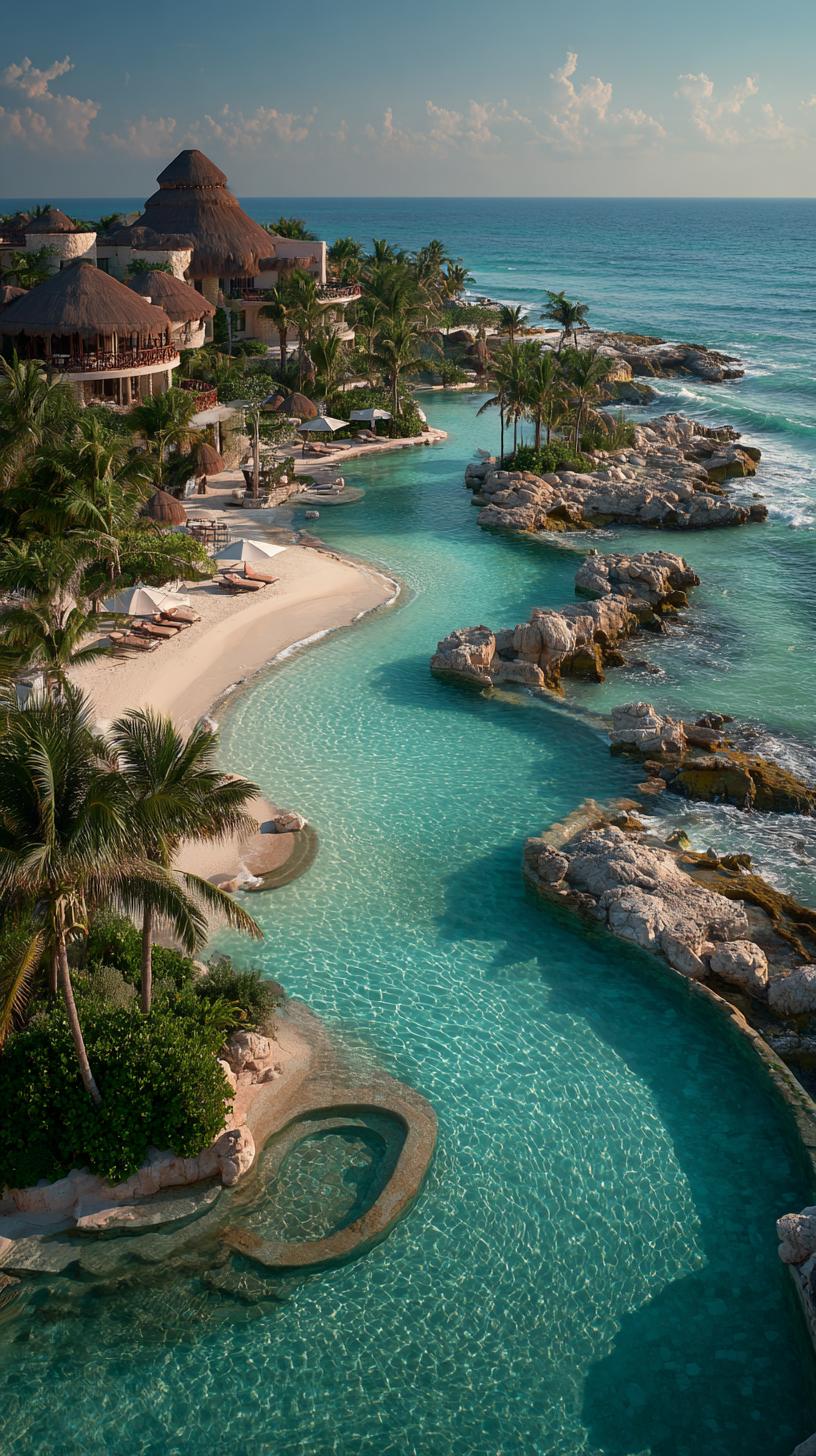 Luxury resort in riviera, Mexico