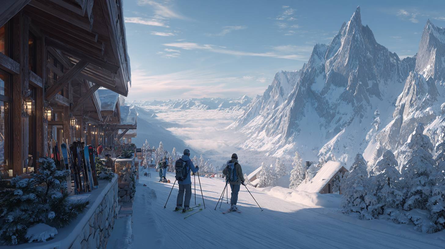 exclusive-ski-in-ski-out-scene-luxury-resort