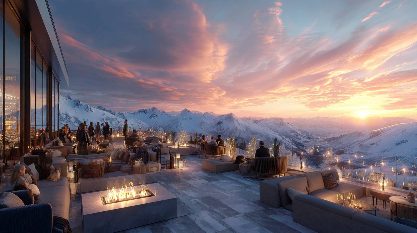 glowing-aprs-ski-terrace-at-sunset-stylish-guests