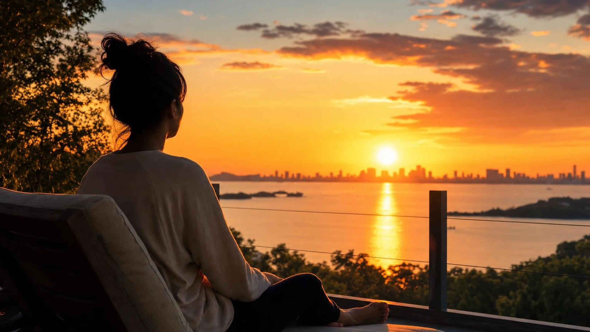 Sunset stillness