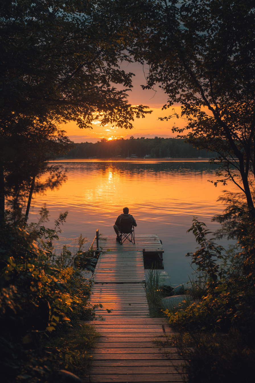 Peaceful Lakeside Scene peaceful-lakeside-scene
