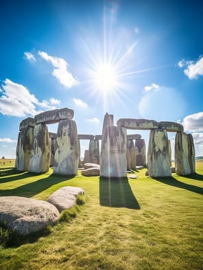 Stonehenge in Wiltshire, England